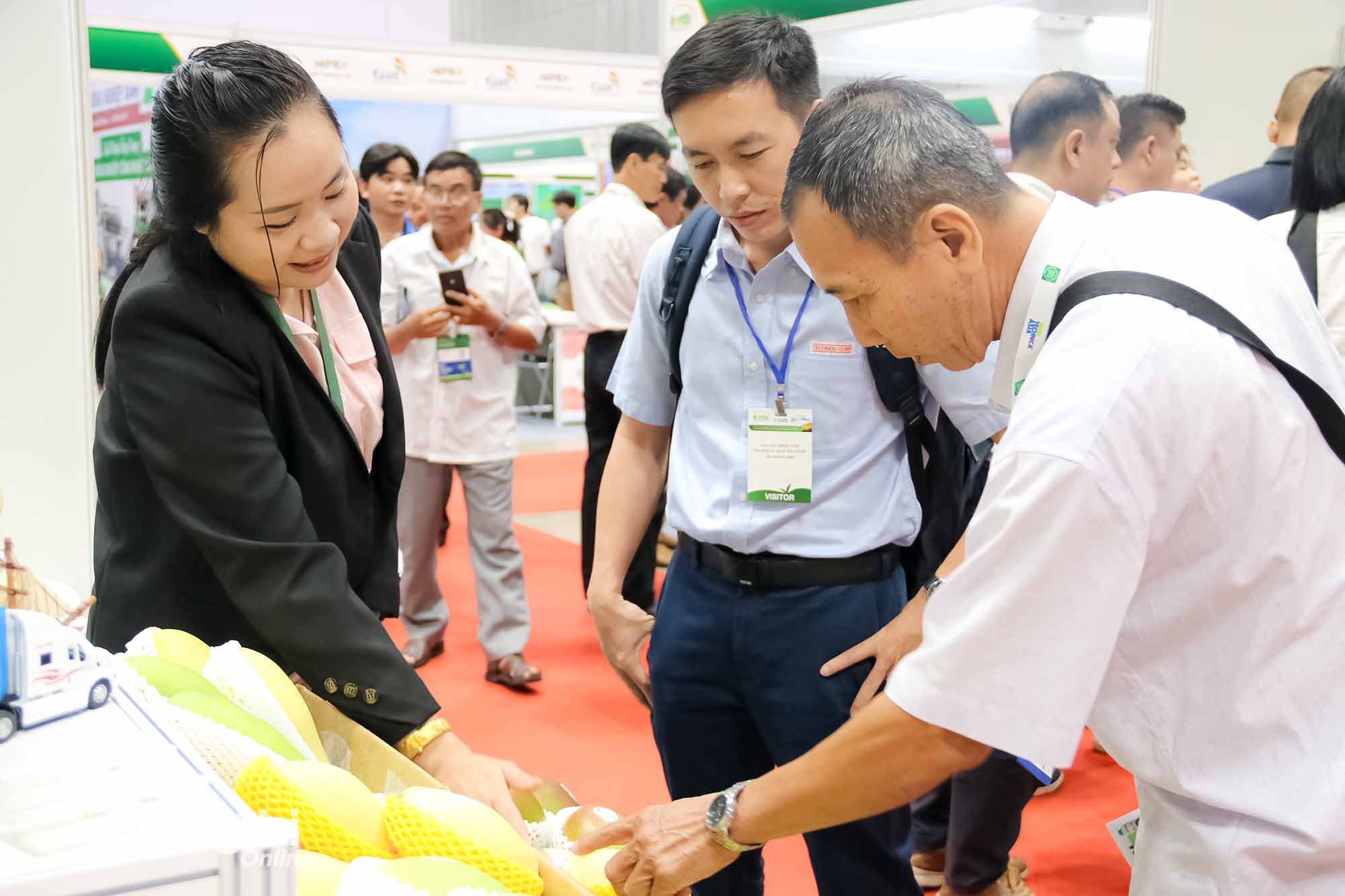 Dong Nai enterprises participate in an international trade fair in Ho Chi Minh City. Photo: Vuong The

