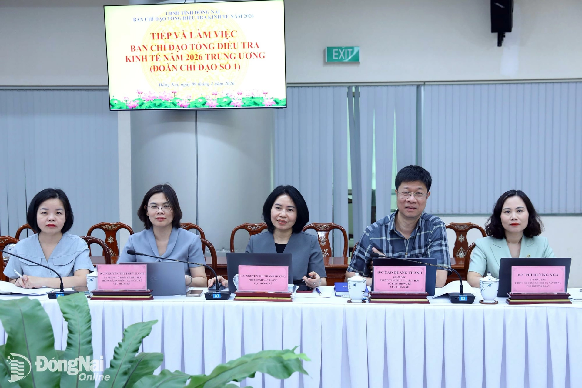 The central delegation works in Dong Nai. Photo: Huy Anh

