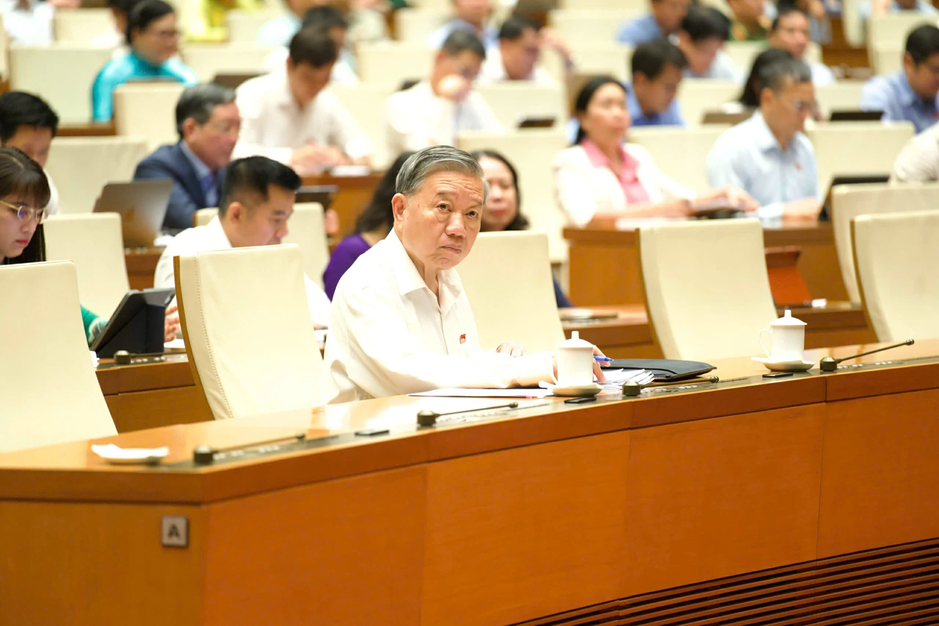 Tổng Bí thư, Chủ tịch nước Tô Lâm tham dự phiên thảo luận

