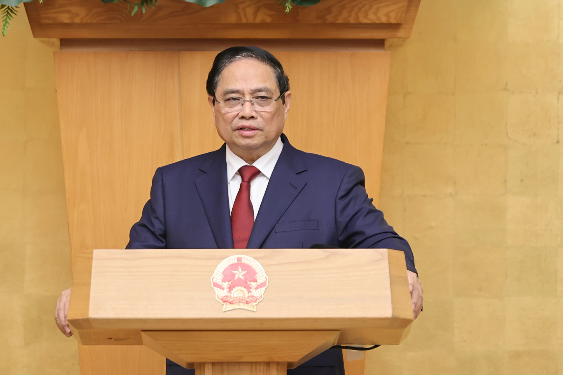 Thủ tướng Chính phủ yêu cầu các đại biểu phân tích tình hình, đề xuất các nhiệm vụ, giải pháp trọng tâm thời gian tới - Ảnh: VGP/Nhật Bắc