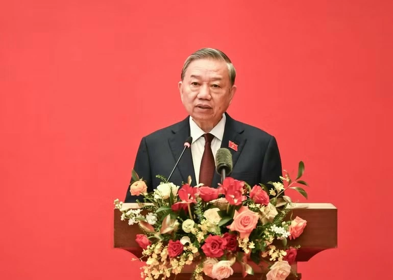 Tổng Bí thư, Chủ tịch nước Tô Lâm phát biểu giao nhiệm vụ tại hội nghị. (Ảnh: Duy Linh)

