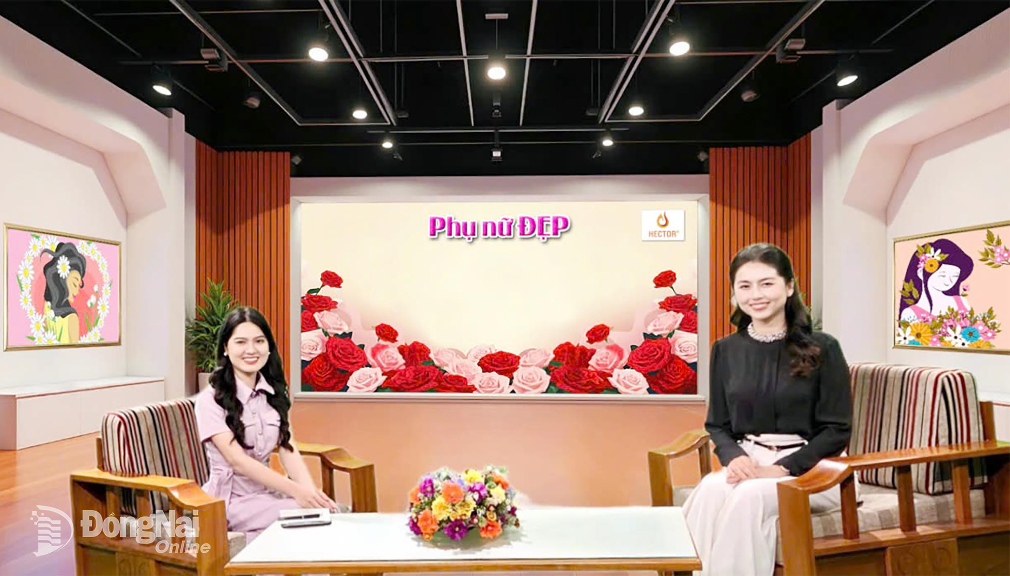 Thông qua các chuyên mục, phóng sự, tọa đàm và giao lưu trực tuyến, ĐN-NRTV góp phần phản ánh sinh động hoạt động sản xuất – kinh doanh của doanh nghiệp Đồng Nai. Ảnh Minh Huệ