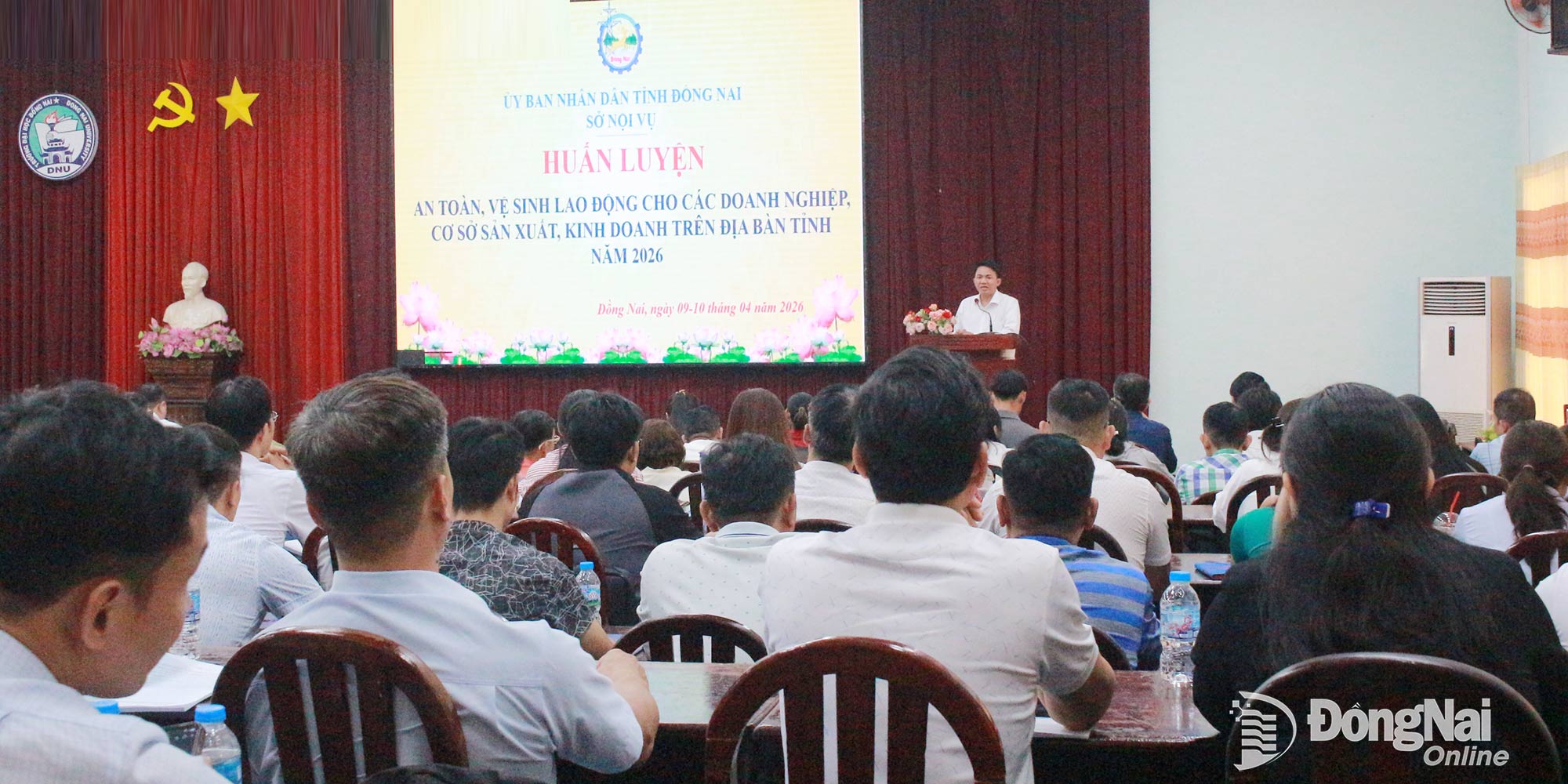 Toàn cảnh Hội nghị huấn luyện an toàn vệ sinh lao động năm 2026. Ảnh: N.Hòa