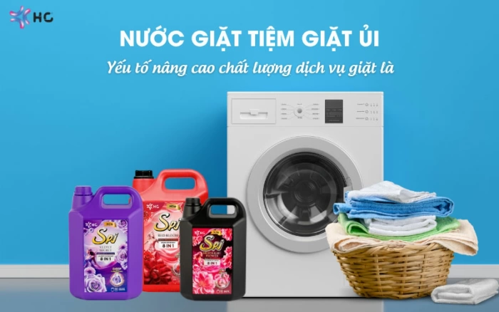 Chi phí giặt ủi và vai trò của nước giặt tiệm giặt ủi trong vận hành hiện nay