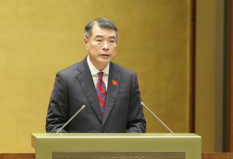 Thủ tướng Chính phủ Lê Minh Hưng trình bày Báo cáo của Chính phủ đánh giá bổ sung kết quả thực hiện Kế hoạch phát triển kinh tế - xã hội năm 2025; tình hình triển khai Kế hoạch phát triển kinh tế - xã hội năm 2026. Ảnh: VGP/Nhật Bắc