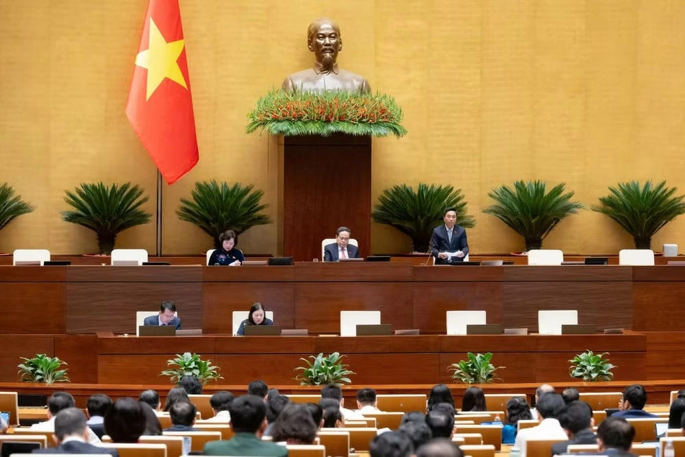 Phó Chủ tịch Quốc hội Nguyễn Doãn Anh điều hành phiên thảo luận. (Ảnh: DUY LINH)
