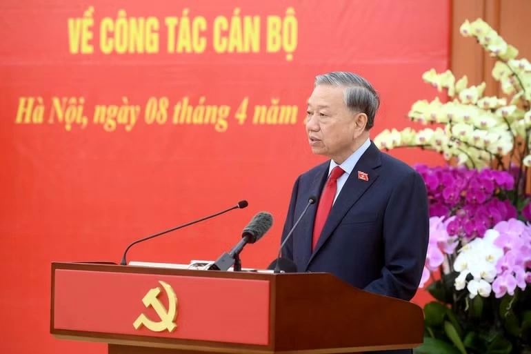 Tổng Bí thư, Chủ tịch nước Tô Lâm phát biểu tại hội nghị. (Ảnh: ĐĂNG KHOA)
