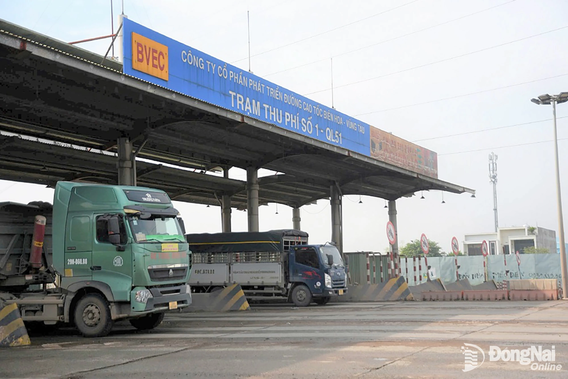 Hai trạm thu phí trên quốc lộ 51 đoạn qua địa bàn Đồng Nai sẽ được tháo dỡ trong tháng 4-2026. Ảnh: tư liệu