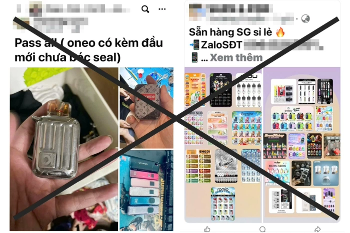 Thuốc lá điện tử vẫn “len lỏi” trên mạng xã hội
