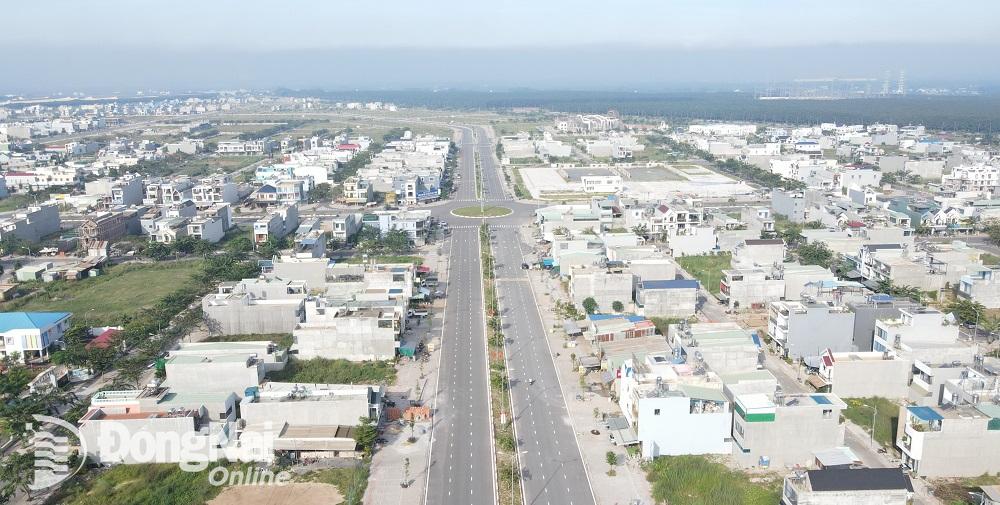 Một góc Khu tái định cư Lộc An - Bình Sơn phục vụ Dự án Sân bay Long Thành. Ảnh: tư liệu