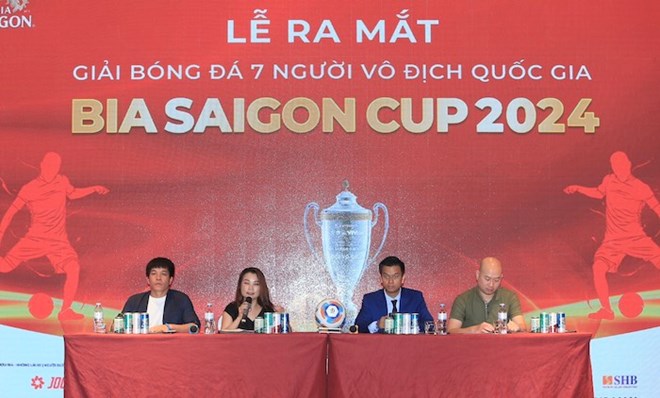 Ban tổ chức thông tin về Giải bóng đá 7 người vô địch quốc gia 2024, sẽ khởi tranh vào giữa tháng 5. Ảnh: LĐ
