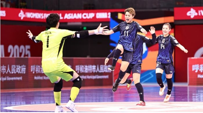 Nhật Bản đánh bại Iran, gặp Thái Lan ở chung kết giải futsal nữ châu Á 2025. Ảnh: AFC