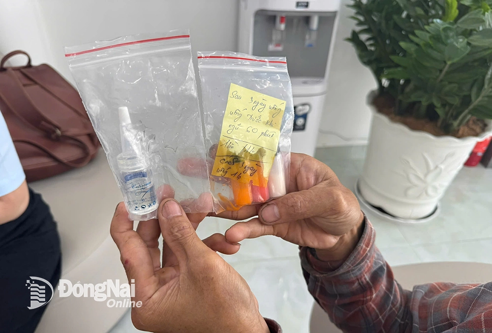 Loại thuốc không nhãn mác mà TMV quốc tế Lucy cho khách hàng uống. Ảnh: Bích Nhàn