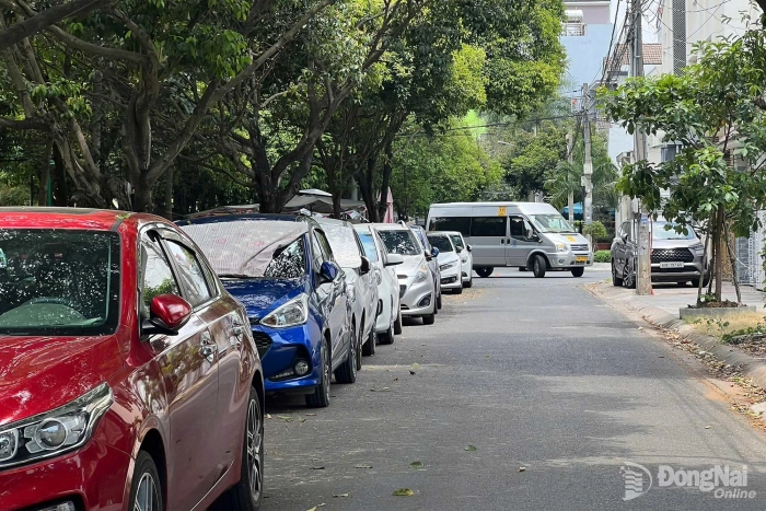Đậu xe dưới lòng đường