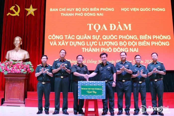 Tọa đàm Công tác quân sự quốc phòng, biên phòng và xây dựng lực lượng Bộ đội Biên phòng thành phố Đồng Nai
