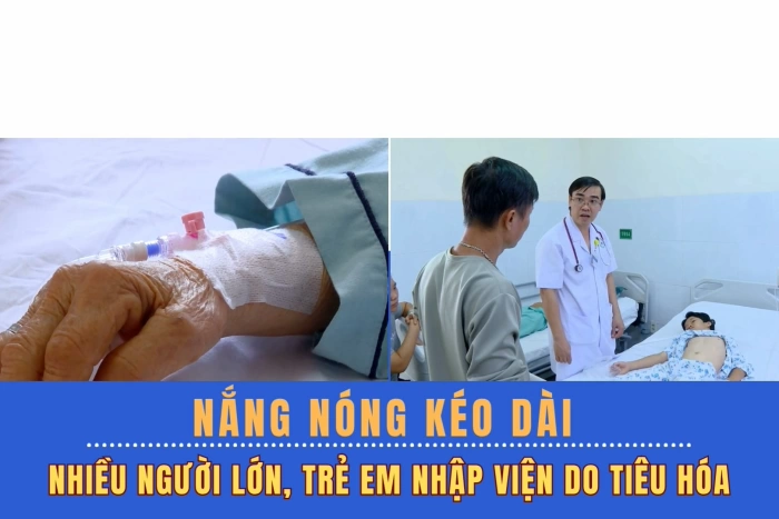[Video] Nắng nóng kéo dài, nhiều người lớn, trẻ em nhập viện do tiêu hóa