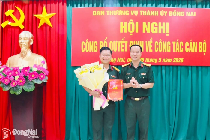 Đại tá Nguyễn Thanh Phong giữ chức Phó Bí thư Đảng ủy Quân sự thành phố Đồng Nai