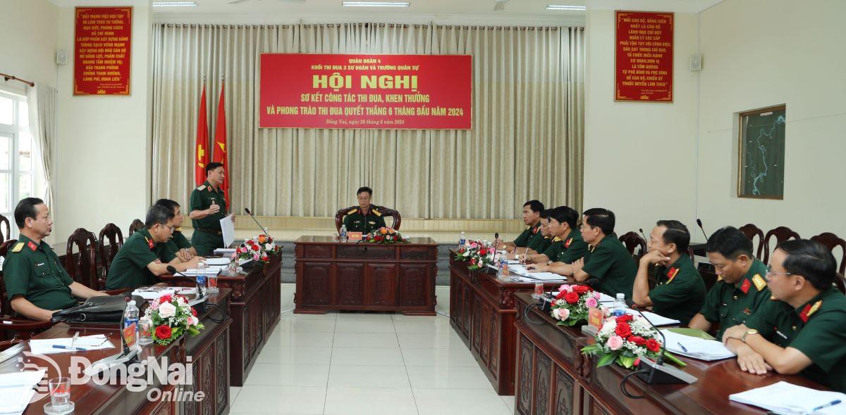 Thiếu tướng Lê Văn Hướng phát biểu chỉ đạo tại hội nghị. Ảnh: Lê Cầu