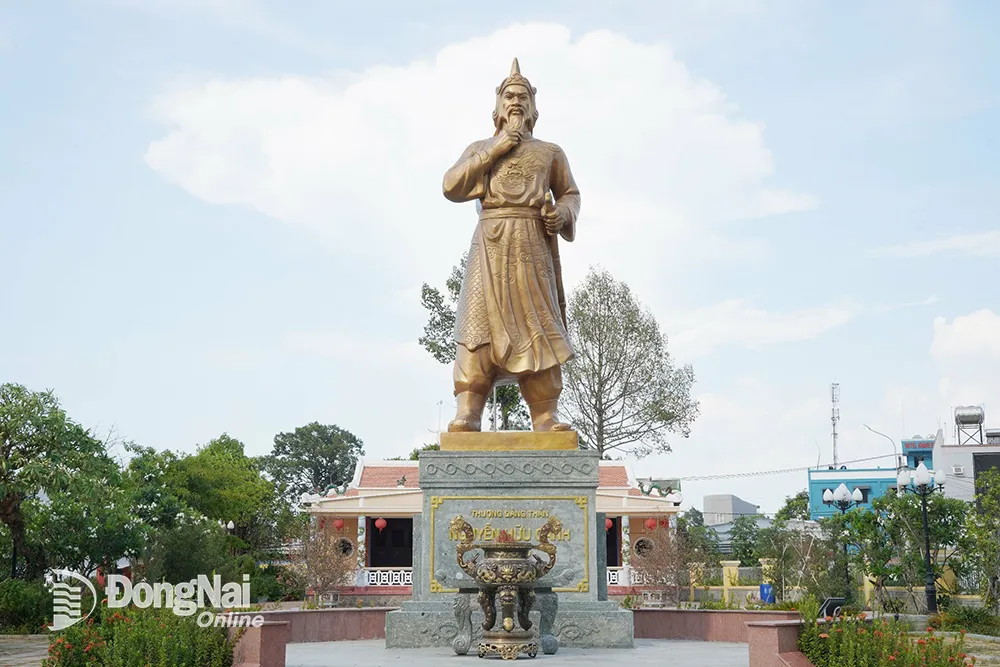 Di tích lịch sử Đền thờ Thượng đẳng thần Nguyễn Hữu Cảnh tại thành phố Biên Hòa. Ảnh: Lê Sơn