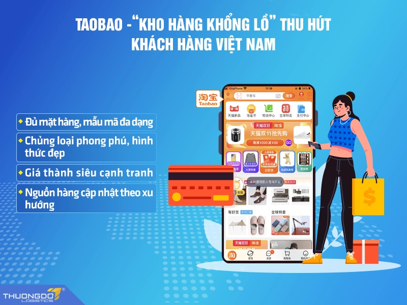 Taobao - Địa chỉ mua hàng Trung Quốc quen thuộc cho cá nhân, chủ shop.