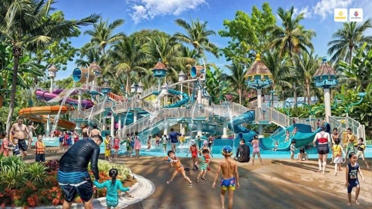 Phối cảnh công viên Sun World lớn nhất Việt Nam tại Sun Vũng Tàu.