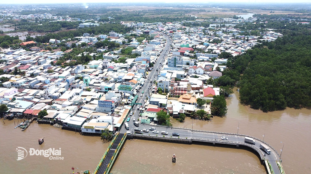 Khu vực đề xuất xây dựng cầu thay phà Cát Lái. Ảnh: P. Tùng