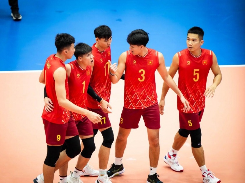 Đội tuyển bóng chuyền nam Việt Nam đã sẵn sàng cho hành trình đầy thử thách tại AVC Nations Cup 2025. Ảnh: AVC