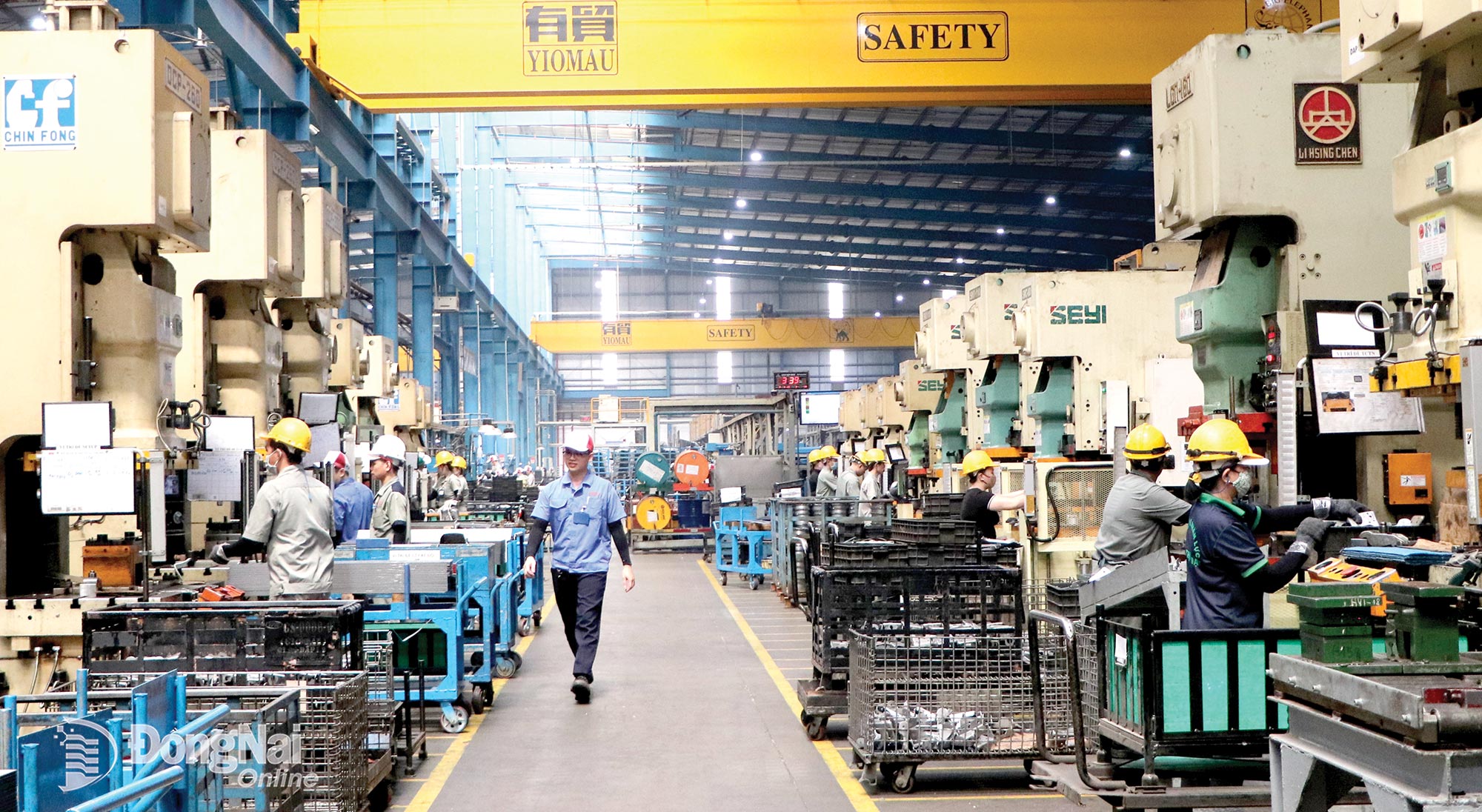 The manufacturing plant of Vietnam Precision Industrial Joint Stock Company (VPIC), an FDI enterprise, has maintained close coordination with Dong Nai press agencies for corporate communication and promotional activities.

