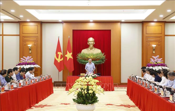Tổng Bí thư, Chủ tịch nước Tô Lâm phát biểu chỉ đạo. Ảnh: Thống Nhất/TTXVN

