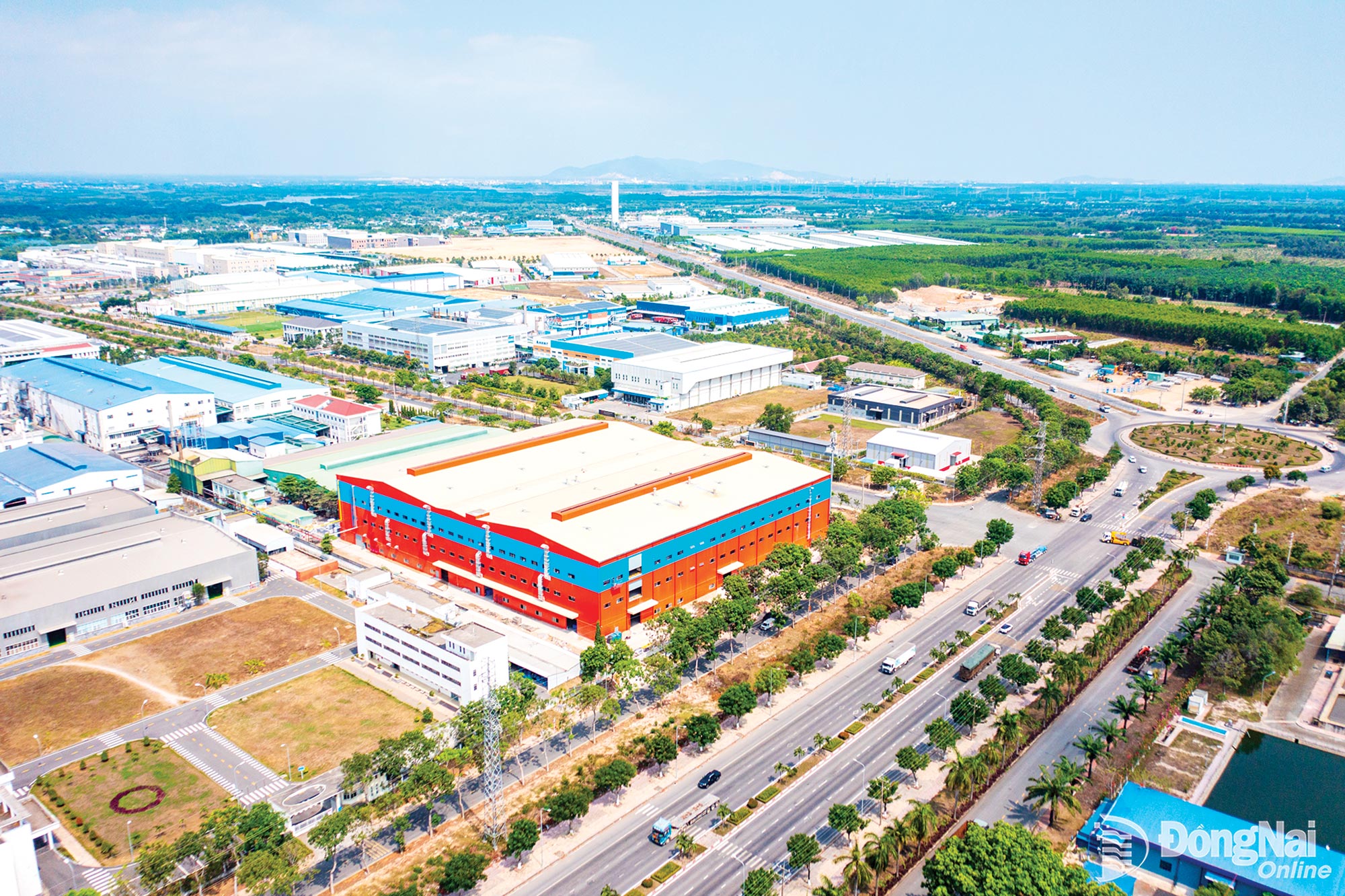 Nhon Trach 6 Industrial Park in Phuoc An Commune, where many enterprises with advanced technologies have chosen to invest. Photo: Cong Nghia