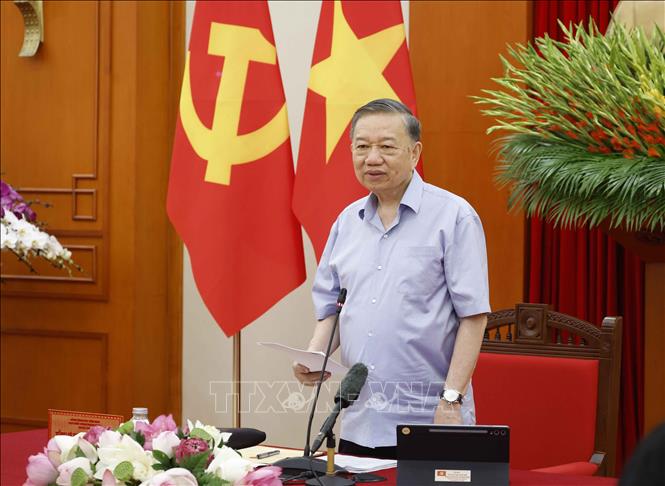 Tổng Bí thư, Chủ tịch nước Tô Lâm phát biểu chỉ đạo. Ảnh: Thống Nhất/TTXVN

