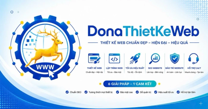 DonaWeb - Giải pháp thiết kế website chuyên nghiệp cho doanh nghiệp Đồng Nai