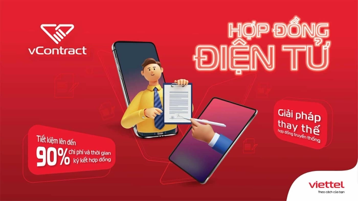Giải pháp hợp đồng điện tử vContract Viettel Telecom