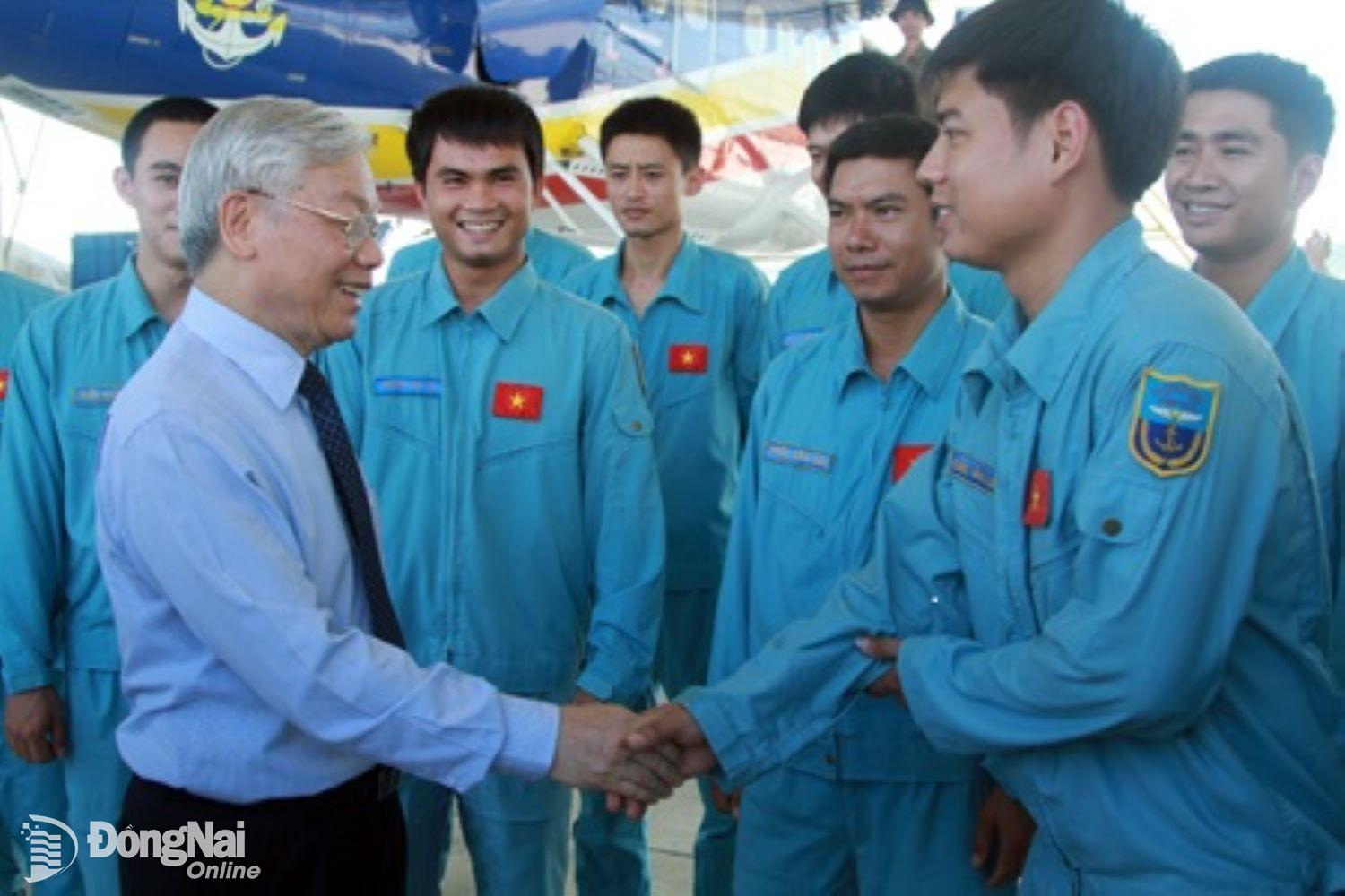 Tiếc thương Tổng Bí thư Nguyễn Phú Trọng, quyết tâm giữ vững biển, trời Tổ quốc