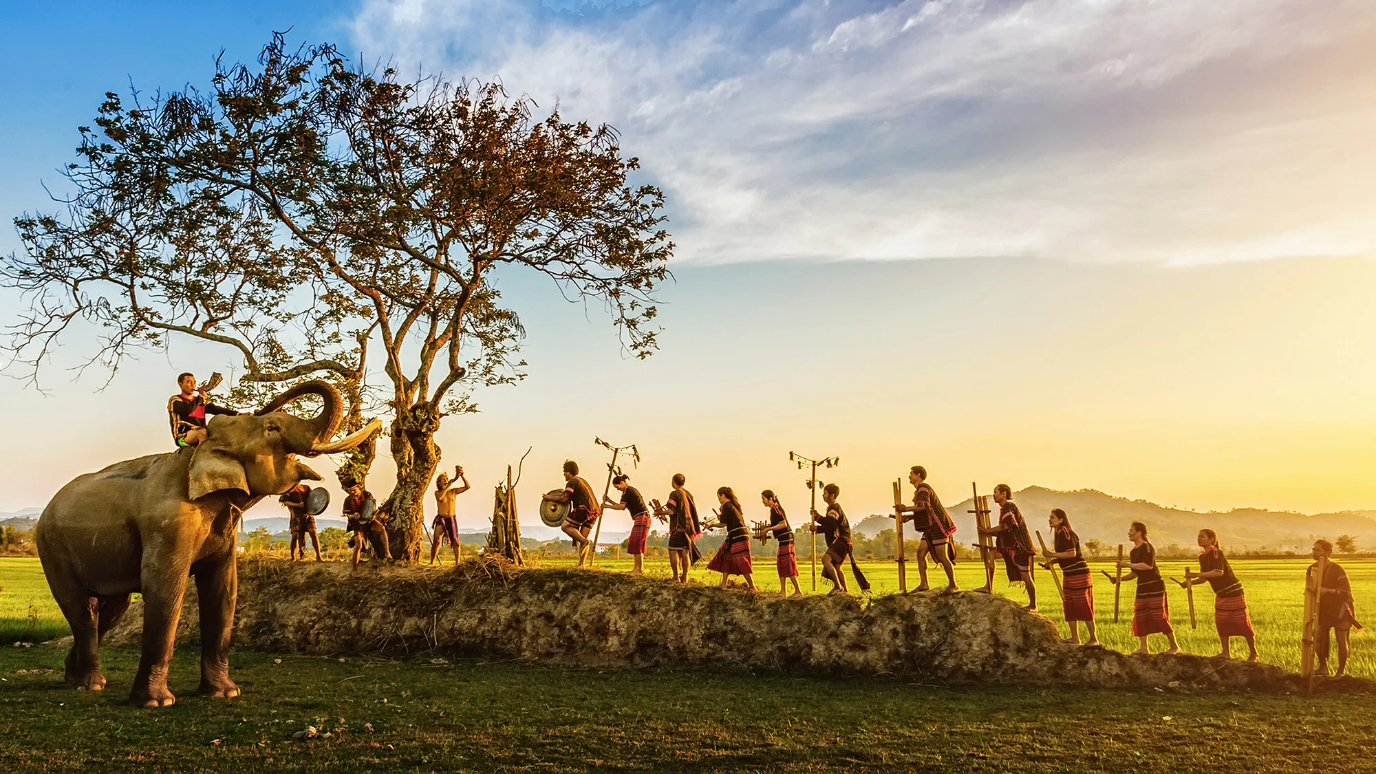 Một chiều Tây Nguyên. Ảnh: Mai Xuân Thiên