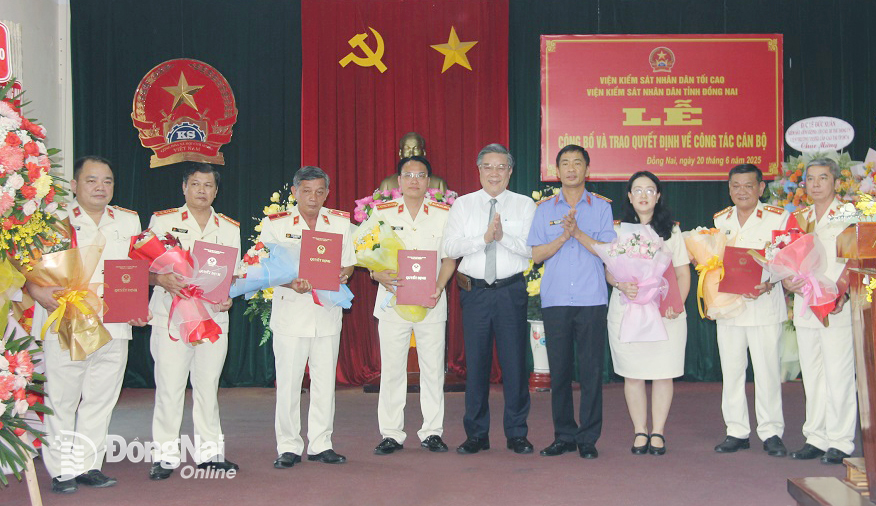 Viện Kiểm sát nhân dân tỉnh Đồng Nai mới: Nỗ lực xây dựng tập thể vững mạnh, chuyên nghiệp, tinh gọn