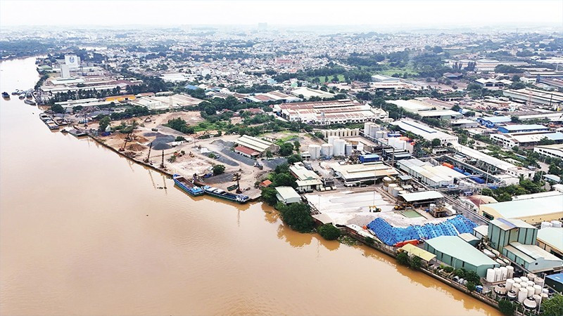 Chú thích ảnh: The investment project of the construction of the Provincial Political - Administrative Center covers an area of over 150 hectares in Bien Hoa 1 Industrial Park. Photo: P. Tung