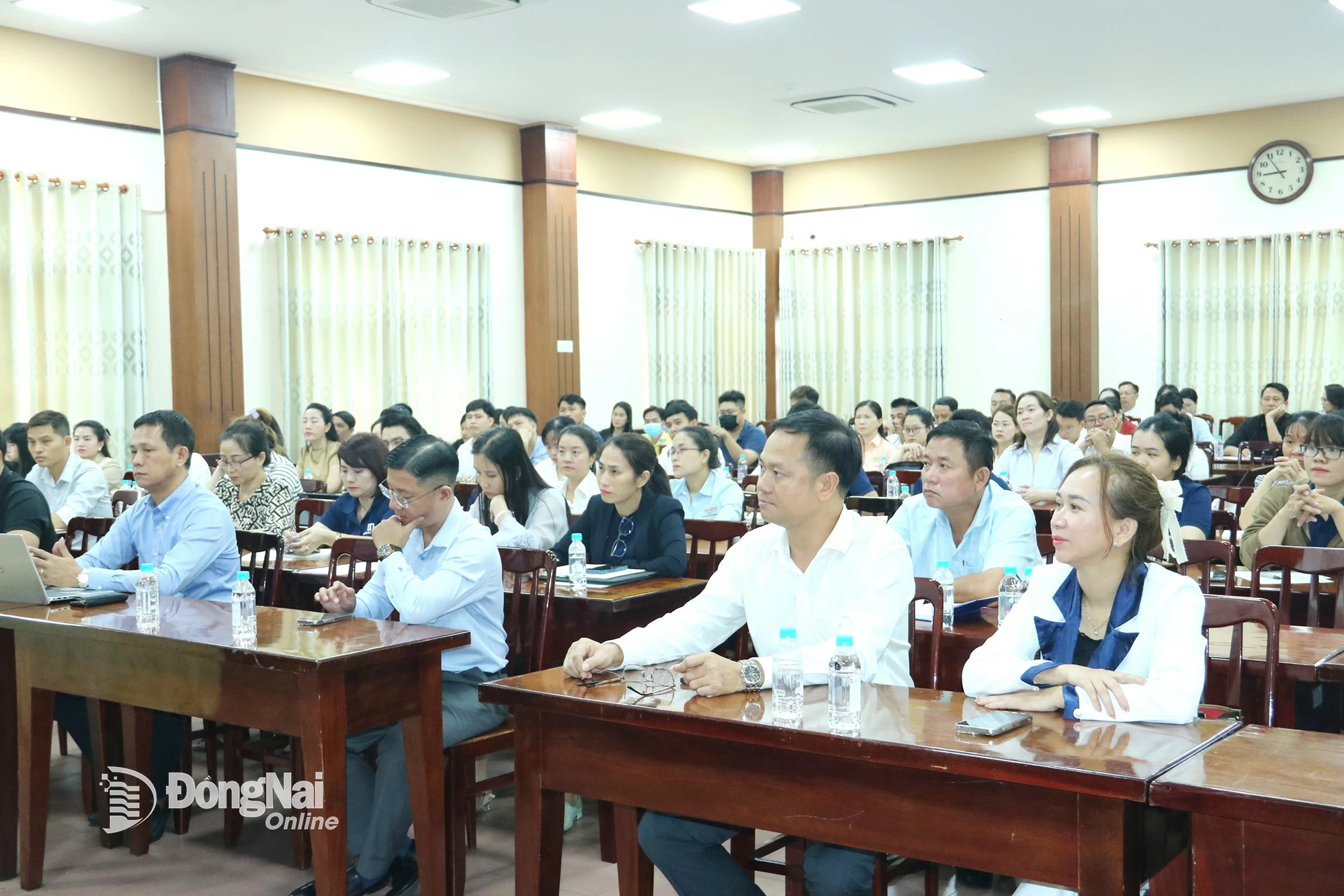 Trainees attending the training course.
