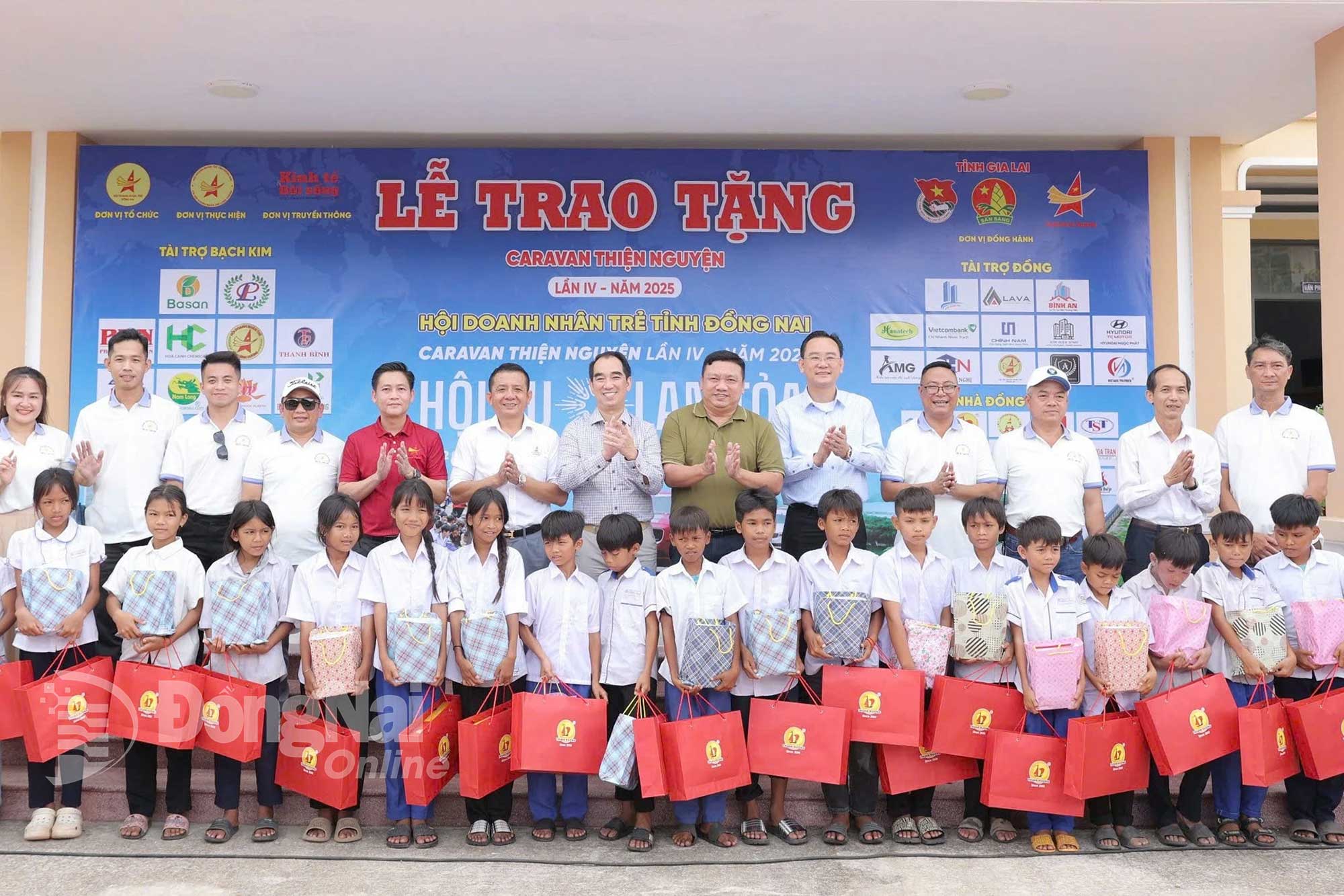 Hội Doanh nhân trẻ Đồng Nai tổ chức Caravan thiện nguyện
