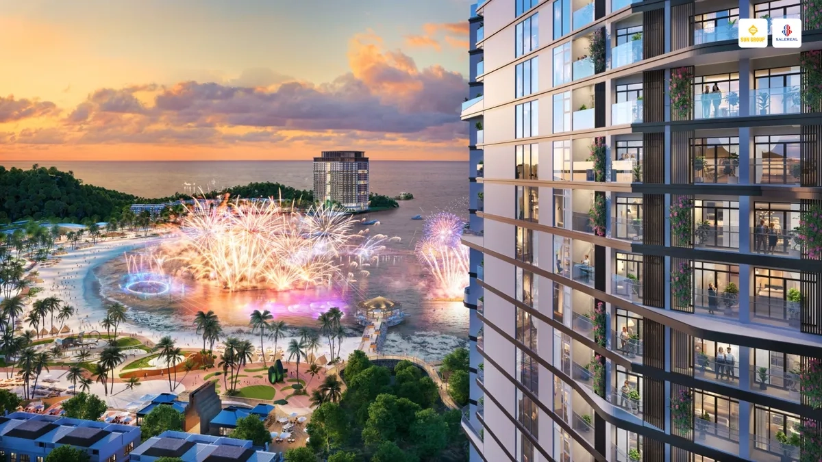 Phối cảnh căn hộ Xanh Island.