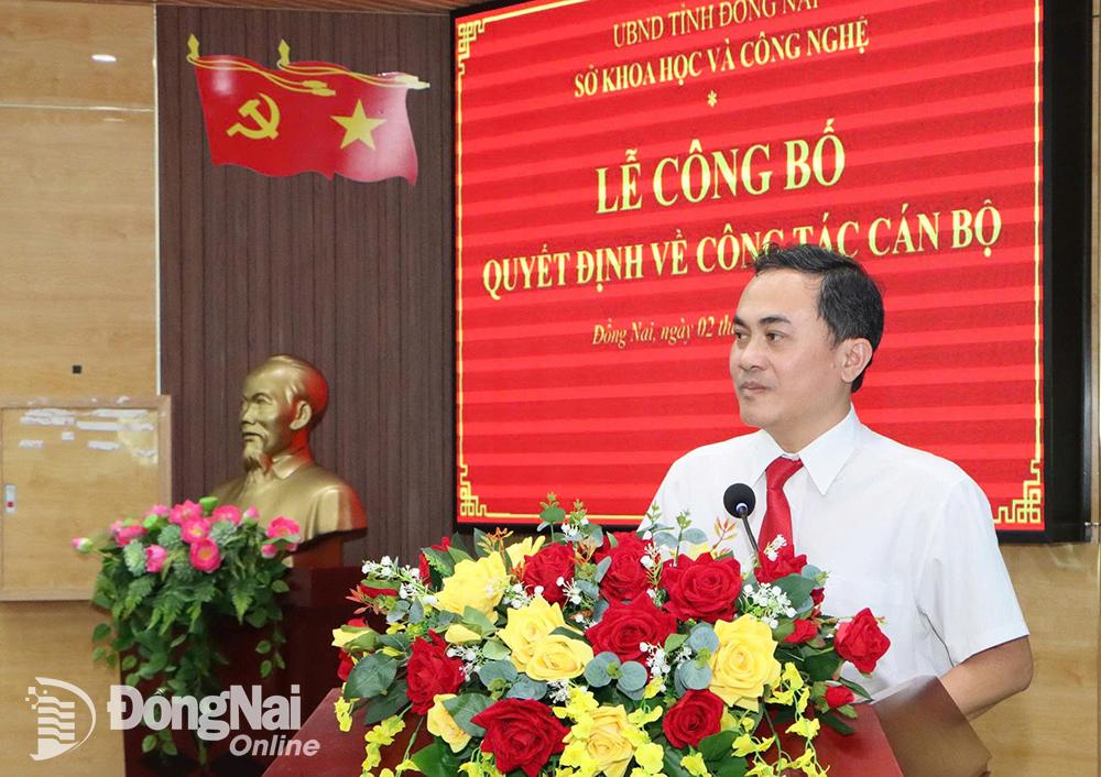 Ủy viên Ban Thường vụ Tỉnh ủy, Phó chủ tịch UBND tỉnh Lê Trường Sơn phát biểu chỉ đạo tại hội nghị. Ảnh: Thảo Quế