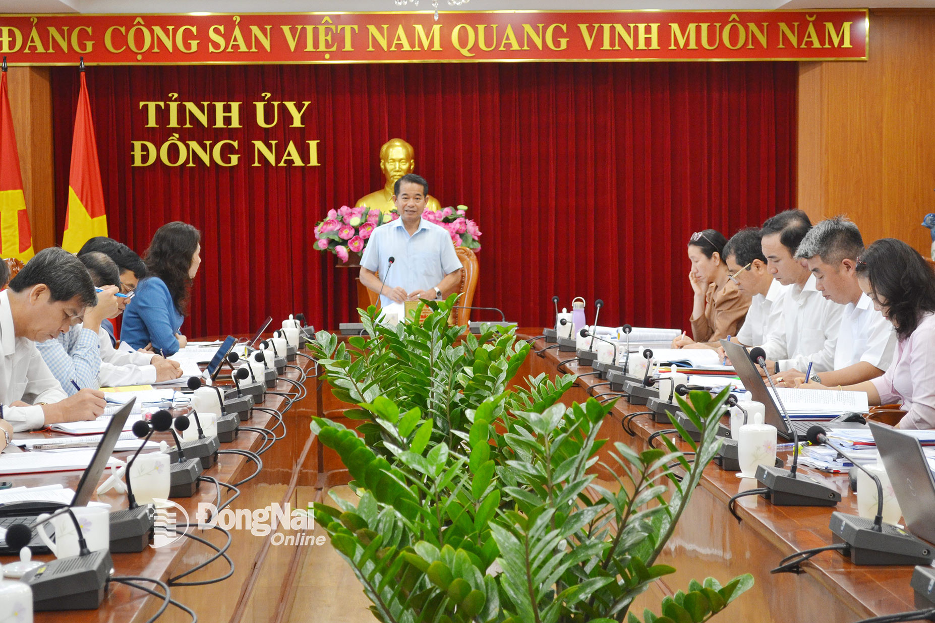 Tổ Thẩm định số 4 thẩm định văn kiện đại hội Đảng bộ các phường Phước Bình, Phước Long và xã Phú Lý