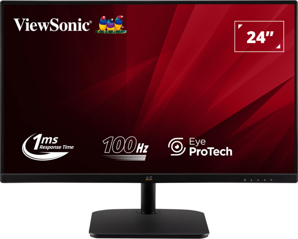 Không gian hiển thị lớn hơn trên màn hình 24 inch giúp việc đặt nhiều cửa sổ làm việc trở nên thoải mái hơn so với laptop 15,6 inch.