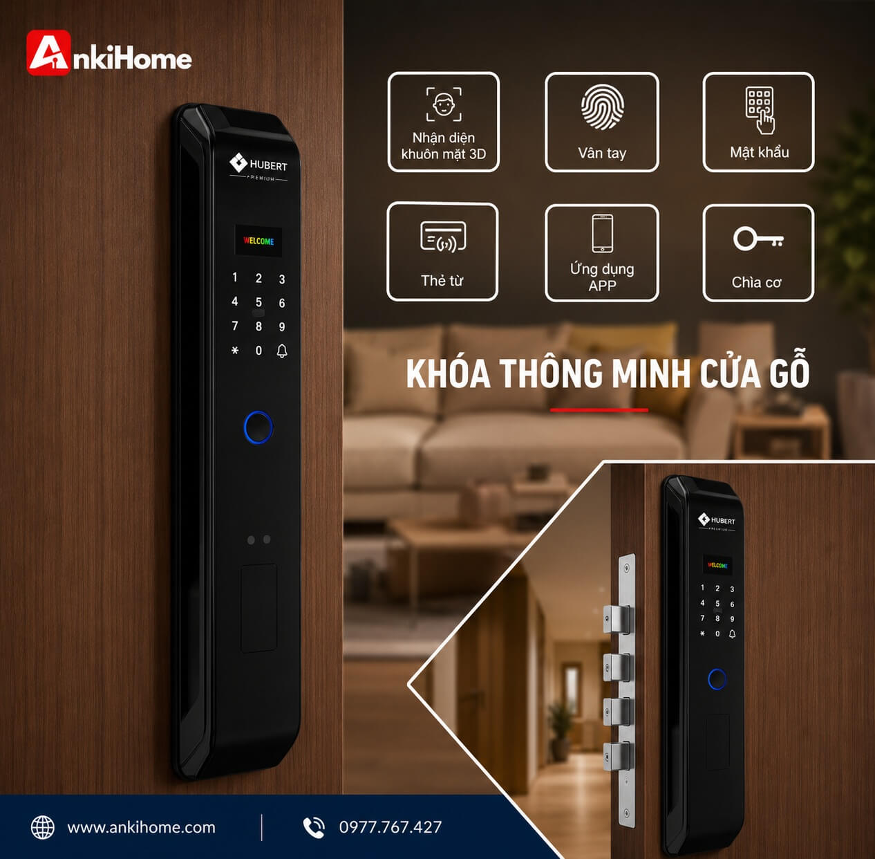 Sự phát triển của công nghệ đã giúp khóa cửa điện tử thông minh ngày càng đa dạng về tính năng, đáp ứng nhiều nhu cầu sử dụng khác nhau.