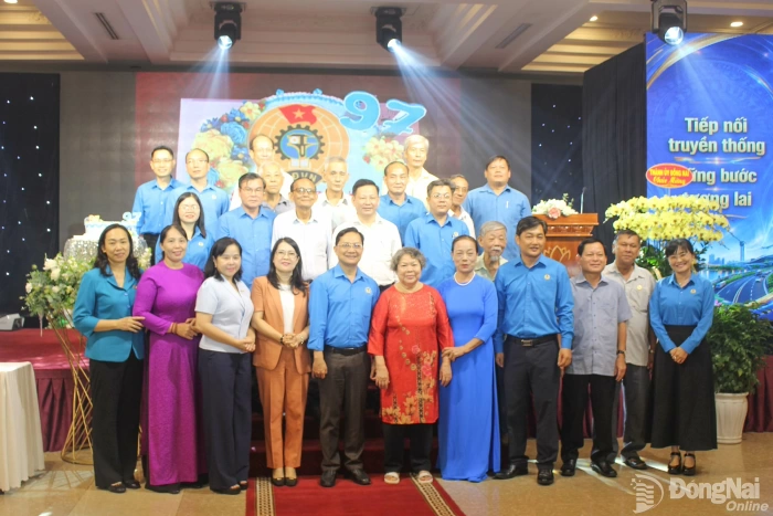 Công đoàn Đồng Nai họp mặt kỷ niệm 97 năm ngày thành lập Công đoàn Việt Nam