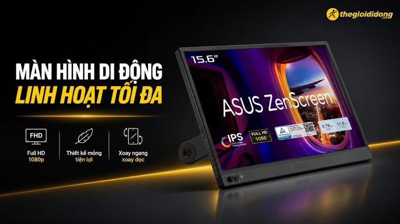Thiết bị hiển thị phụ giúp mở rộng không gian làm việc cho người dùng laptop.
