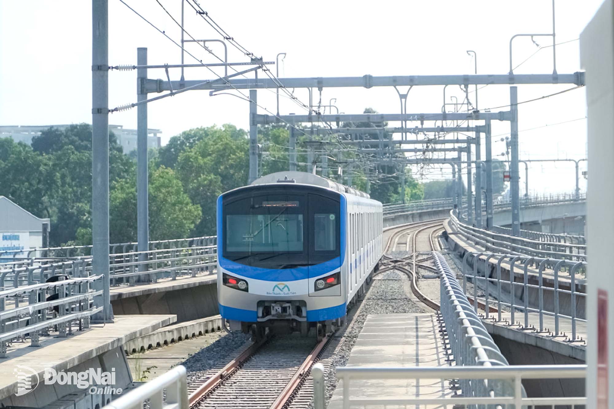 Dự án Kéo dài tuyến metro Bến Thành - Suối Tiên đến Trung tâm hành chính thành phố Đồng Nai và Sân bay Long Thành dài khoảng 43,5km. Ảnh tư liệu