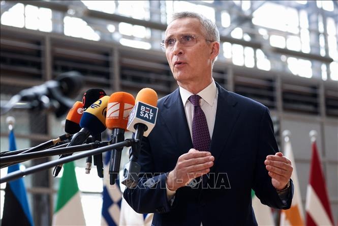 Tổng thư ký NATO Jens Stoltenberg. Ảnh: AFP/TTXVN
