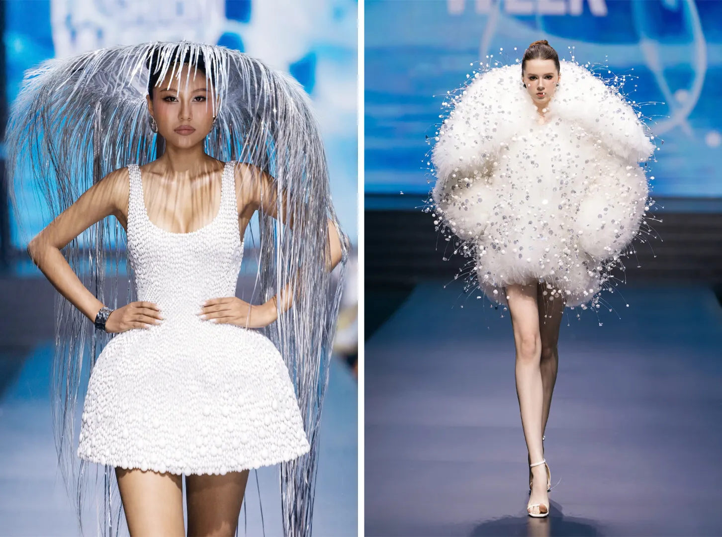 Người mẫu trình diễn tại Vietnam International Fashion Week 2025. Ảnh: Kiếng Cận