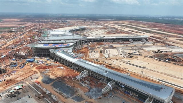 The construction site at Long Thành International Airport. Việt Nam is laying the foundation to establish Long Thành International Airport as a hub airport for the Southeast region. – VNA/VNS Photo Công Phong